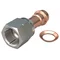IBP stainless flare, washer and nut >B< Maxipro MPA5289G 1/4" copper, nut 7/16" - 20 UNF