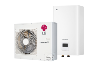 LG Therma V Split Waermepumpen Set HU071MR.U44 + HN091MR.NK5