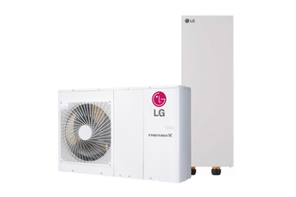 LG Therma V Monobloc S Waermepumpen Set HM091MR.U44 + HA031M.E1