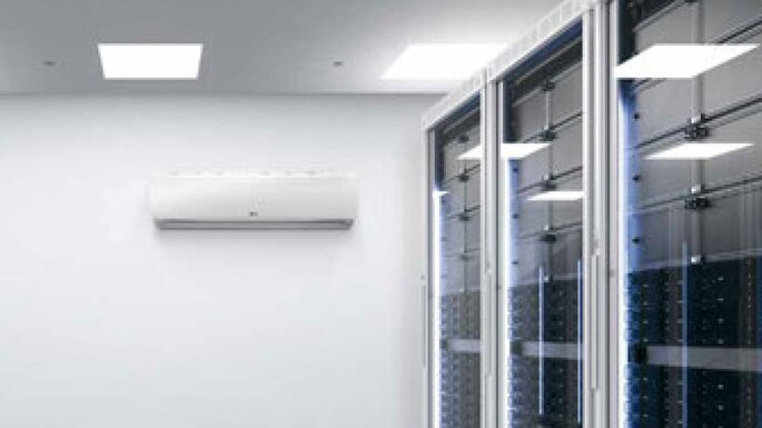 LG Gesamtübersicht Schiessl Technikraum mit Klima Innengerät